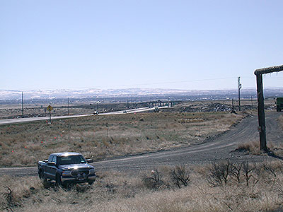 View of 1-84 South Towards Twin Falls ID from Crossroads Point Business Center