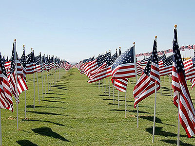 Crossroads Point Business Center Patriot Day Memorial Display Healing Field Photo Gallery